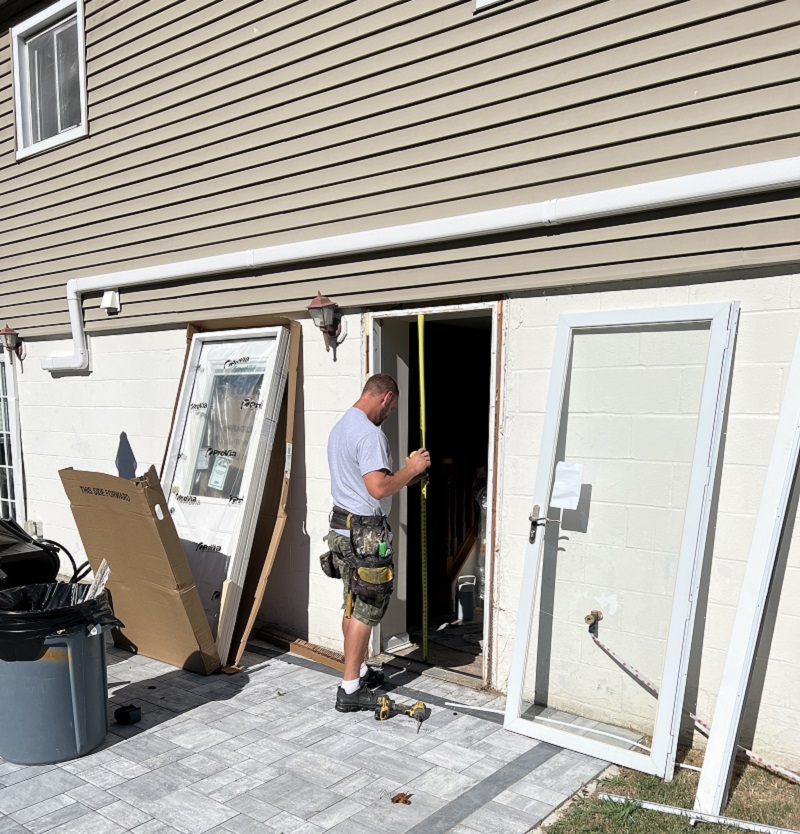 Prepare to install new door